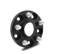 Car Wheel Spacers Aluminum Wheel Modification Widened Adapter PCD 5x114.3 CB 64.1mm Spacer 5x4.5 for Odyssey for Civic XRV for CRV(Black,1PCS 25mm)
