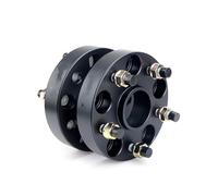 Car Wheel Spacers For Alfa For Romeo 147/156/164/4C/GT/GTV/SPIDER For FIAT 500L 2Pieces 15/20/25/30/35/40mm PCD 5x98 CB 58.1mm Wheel Spacers Adapter Wheels Spacer Kit(2PCS 25mm Black)