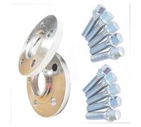 Car Wheel Spacers For BMW For X1 X2 X3 X4 X5 Car Wheel Spacers 5x112 66.6 With M14 X 1.25 Cone Bolts 30MM (1.18'') 1.18inches Thickness Hub Centric Wheels Spacer Kit(30MM silver)