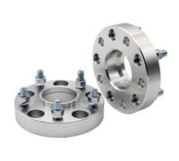 Car Wheel Spacers For DODGE Universal Car M14xP1.5 2Pieces 20/25/30/35/40/45/50mm PCD 5x115 CB 71.6mm Aluminum Wheel Spacer Adapter Lug Suit(35mm Silver)