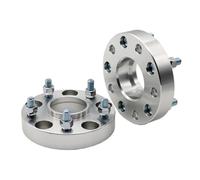 Car Wheel Spacers For DODGE Universal Car M14xP1.5 2Pieces 20/25/30/35/40/45/50mm PCD 5x115 CB 71.6mm Aluminum Wheel Spacer Adapter 5 Lug Suit Wheels Spacer Kit(2PCS 35mm Silver)