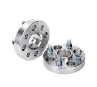 Car Wheel Spacers For Fiesta/ST For Focus Ecosport/Ka/Ka+/Figo/Lkon/B-max M12XP1.5 2Pieces 20/25/30/40mm PCD 4x108 CB 63.4mm Wheel Spacer Adapter(2PCS 30mm Silver)