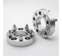 Car Wheel Spacers For Jeep For Cherokee Es Valido Para Liberty 2002 2Pieces PCD 5x114.3 CB 71.6mm M1/2 Wheel Spacer Suit Wheels Spacer(2PCS 25mm Silver)