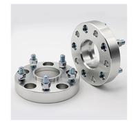 Car Wheel Spacers For Jeep For Gladiator For Wrangler For Grand For Cherokee For Commander M1/2 Or 14x1.5 2Pieces 25-50mm PCD 5x127 CB 71.6mm Wheel Spacer Adapter Wheels Spacer Kit(2PCS 25mm M1-2)