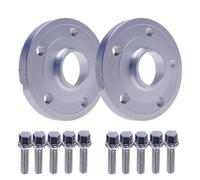 Car Wheel Spacers For Seat For Ateca Flange Plate T6-7075 Wheel Spacers Aluminum Alloy Hub Widened Adapter 2/4PCS 5x112 57.1 M14 X 1.5 Wheels Spacer Kit(2pcs 15mm-SR)