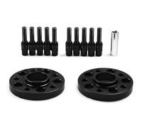 Car Wheel Spacers Widening For BMW X5 G05 X7 G07 2018+ W/Ball Bolts 20mm 5x112mm 66.6mm M14x1.25 Tapered Bolts Hub Centric Wheel Spacers(BLACK)
