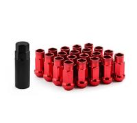 car Wheel Stud 20pcs Universal Steel Racing Lug Nut Steel Extended Open End Wheel Lug Nuts Wheel Hub Tyre Screw Bolt M12X1.5/1.25 RS-LN031(6,M12x1.25)