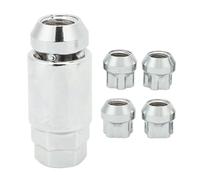 car Wheel Stud Compatible With Tesla For Model 3 Y S X 5pcs Cone Seat Wheel Locks Wheel Locking Lug Nuts Bolts Kit