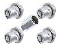car Wheel Stud Compatible With Toyota For Tacoma For X-Runner 2006-2013 For Prius 2002-2026 4Nuts+1Key 33MM Height Wheel Studs Lug Bolts 0027600900