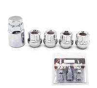 car Wheel Stud Compatible With Wheel Nuts Wheel Locks Lug Wheel Bolts M12x1.25 M12x1.5 Flat Washer Locking Wheel Nuts 5pcs