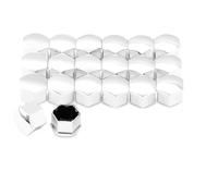 Car Wheel Studs Compatible With Discovery For Range For Rover For Evoque LR4 LR2 22mm Car Wheel Nut Caps Covers(Silver)
