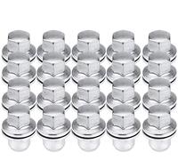 Car Wheel Tire Nut for 20Pcs Universal Wheel Nuts Set, Robust Stainless Steel Tire Nuts, Direct After Market Wheel Nuts Set for 3 4 5 Sport LR068126