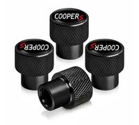 Car Wheel Tire Valve Stem Caps Compatible with Mini Cooper Tire Air Caps Cover Large car Logo Metal Material