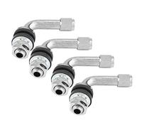 Car Wheel Tyre Valves Stems,4pcs 90 Degree Angle Tire Valve Stems for Car Motorcycle Tyre