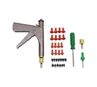 Car Wheel Vacuum Tyre Repair Tool Car Tire Plugger Tubeless Kit with Mushroom Plugs and Toolbox