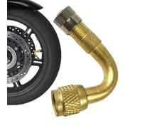 Car Wheel Valve Adapter - Universal Motorcycle Air Inflator Adapter with 90 Degree Extension - Adapter Car Valve for Scooter