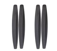 Car Wheels Fender 2Pc 40x5CM Car Bumper Protector Guard -Scratch Strips Sticker 4PCS 14x2.5CM Car Door Protection Collision Body Car Mudguard(Small black 4pcs)