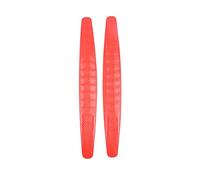 Car Wheels Fender Universal Car Door Bumper Protector Guard Scratch Strips Sticker Collision Body Auto Exterior Parts 2Pcs/4pcs Car Mudguard(2pcs Big red)