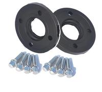 Car Wheels Spacer Compatible With Fiat For Bravo For Mille For Albea For Siena For Dobl 2pcs Car Wheel Spacers Hub Shims Plate 15mm Black