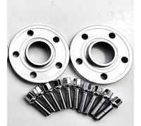 Car Wheels Spacer For Škod For Rapid For SEAT 2pcs 5X100X57.1 Wheel Spacers For Cars Improve Handling And Stability|with 10pcs 14 * 1.5 Ball Type Bolts Wheel Spacers Adaptors(15MM Silver)