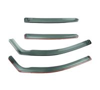 Car Wind Deflector For VW For Polo MK5 6R 2009-2017 | 4pcs ABS Tea translucent Snug seamless fit Car Window Shade