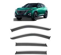 Car Wind Deflectors Chrome Molding For Dongfeng Mage MK1 2023-2025, Acrylic Rain Guards UV Protection And Weatherproof Reduce Noise
