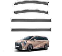Car Wind Deflectors Chrome Molding For Trumpchi M8 Master Edition MK2 2023-2025, Acrylic Rain Guards UV Protection And Weatherproof Reduce Noise
