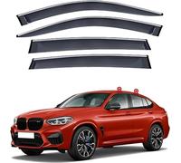 Car Wind Deflectors for BMW X4 G02 2019 2020 2021 2022 2023, Deflector Shield Side Window Sun Rain Guards Window Visor Rain Guards Stick-on Fitment