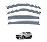 Car Wind Deflectors for BMW X5 MK2-E70/MK3-F15 2007-2018, Side Window Rain Guards Sun Visor Deflector Shield Weathershields Auto Accessories