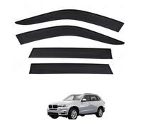 Car Wind Deflectors for BMW X5 MK2-E70/MK3-F15 2007-2018, Side Window Rain Guards Sun Visor Deflector Shield Weathershields Auto Accessories