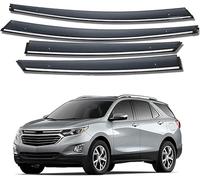 Car Wind Deflectors for Chevrolet Equinox 2017-2019 Rain Guard Smoke Guards Window Visor Cover Sunlight Shield External Fitting