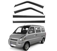 Car Wind Deflectors for CHEVROLET Move N300 MK1 2008-2018, Smoke Tinted Window Visors Rain Guards Sun Shades Side Window Deflectors Protection
