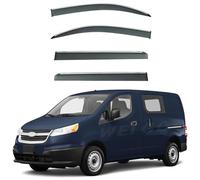Car Wind Deflectors for Chevy City Express MK1-M20 2014-2019, Smoke Tinted Window Visors Rain Guards Sun Shades Side Window Deflectors Protection,4pc