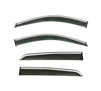 Car Wind Deflectors for Dacia Spring Electric MK1-BW 2021+, Premium Rain Guards Window Visor Air Ventilation Rain Protection,A