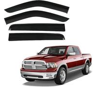 Car Wind Deflectors for Dodge RAM1500 MK4 2009-2018, Deflector Shield Side Window Sun Rain Guards Window Visor Rain Guards Stick-on Fitment
