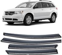 Car Wind Deflectors for FIAT Journey 2013-2018 Rain Guard Smoke Guards Window Visor Cover Sunlight Shield External Fitting