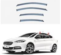 Car Wind Deflectors for FIAT VIAGGIO PF 2012-2017 Deflector Shield Bugshield Side Window Sun Rain Guards Window Visor Car Accessories