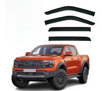 Car Wind Deflectors for Ford Lobo Raptor MK3-P702 2021+, Deflector Shield Side Window Sun Rain Guards Window Visor Rain Guards Stick-on Fitment