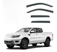 Car Wind Deflectors for Ford Ranger MK4-RA 2023+, Sun Visors Rain Guards Side Car Window Visor Deflectors Window Visors Wind Rain Deflectors