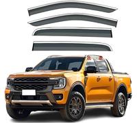 Car Wind Deflectors for Ford Ranger Raptor T6 MK2-P703 2023,Scratch Resistant Rain Protection Wind Deflectors Car Window Visors Accessories