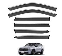 Car Wind Deflectors for Geely Starray MK1 -FX11 2022-2025, Side Window Rain Guards Sun Visor Deflector Shield Weathershields Auto Accessories,6 PCS