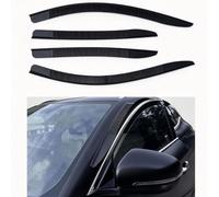 Car Wind Deflectors for Hyundai Palisade 2021-2024 | 4 Pcs Side Window Rain Guards Carbon Fiber Texture Flat Wing Visors Shield Fresh Air in Rain
