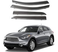 Car Wind Deflectors for Infiniti FX35 FX45 2008-2010 Rain Guard Smoke Guards Window Visor Cover Sunlight Shield External Fitting
