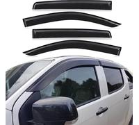 Car Wind Deflectors for Isuzu D-MAX e Colorado 2012-2019, Deflector Shield Side Window Sun Rain Guards Window Visor Rain Guards Stick-on Fitment