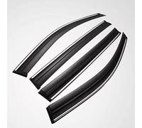 Car Wind Deflectors for Jaguar XF 2008-2015,4Pcs Stick-On Wind Rain Sun Smoke Guard Deflectors Ventvisor Out-Channel Rain Guards Side Window Visors Wind Deflector Set Fit Car Accessories