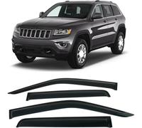 Car Wind Deflectors for Jeep Grand Cherokee 2010-2016 Deflector Shield Bugshield Side Window Sun Rain Guards Window Visor Car Accessories