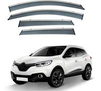 Car Wind Deflectors for Kadjar MK1 2016-2020 2021 2022 2023, Deflector Shield Side Window Sun Rain Guards Window Visor Rain Guards Stick-on Fitment