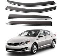 Car Wind Deflectors for Kia K5 Optima 2011-2015 Rain Guard Smoke Guards Window Visor Cover Sunlight Shield External Fitting