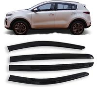 Car Wind Deflectors for Kia Sportage 4 ql KX5 2016-2021 Rain Guard Smoke Guards Window Visor Cover Sunlight Shield External Fitting