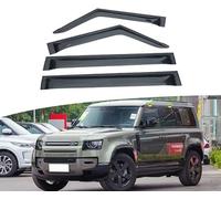 Car Wind Deflectors for Land Rover Defender 90/110 2020-2023, Front Rear Side Door Window Wind Shield in Channel Sun Visor Rain Guard Smoke Shade Vent Covers Protector Accessories